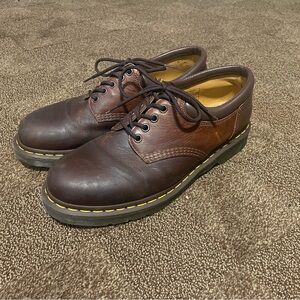 Men's Brown Leather Dr. Martens AirWair oxfords US size M 11